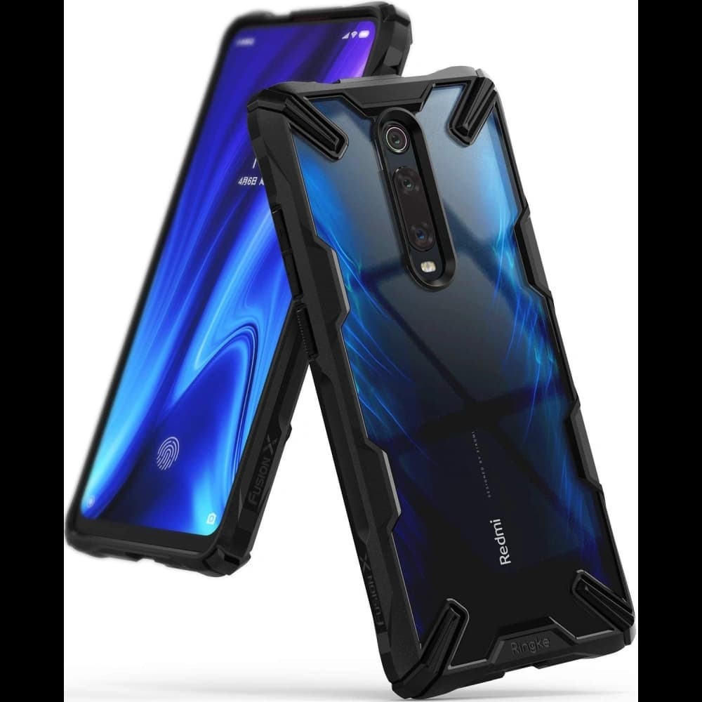 Case Ringke Fusion-X Xiaomi Mi 9T/Pro & Redmi K20/Pro Schwarz - 1