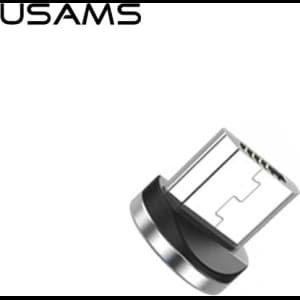 USAMS Magnetischer Adapter microUSB Bulk Silber/Silver SJ158USBTA