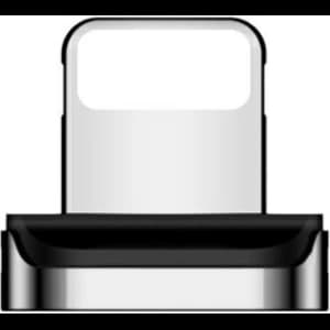 USAMS magnetischer Adapter U28 Lightning Bulk Silber/Silver SJ325LNTA