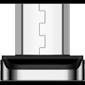 USAMS Magnetadapter U28 Micro-USB Bulk Silber/Silver SJ325MCTA