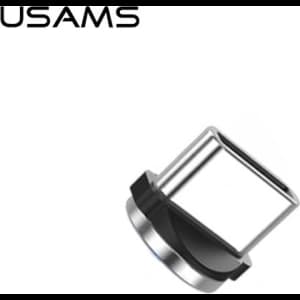 USAMS Magnetischer Adapter USB-C Bulk Silber/Silver SJ159USBTA