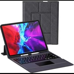 USAMS Winz Case Keyboard Apple iPad 9.7 2017/2018 (5, 6 gen) black Touch Control Bluetooth IP97CYSXX01