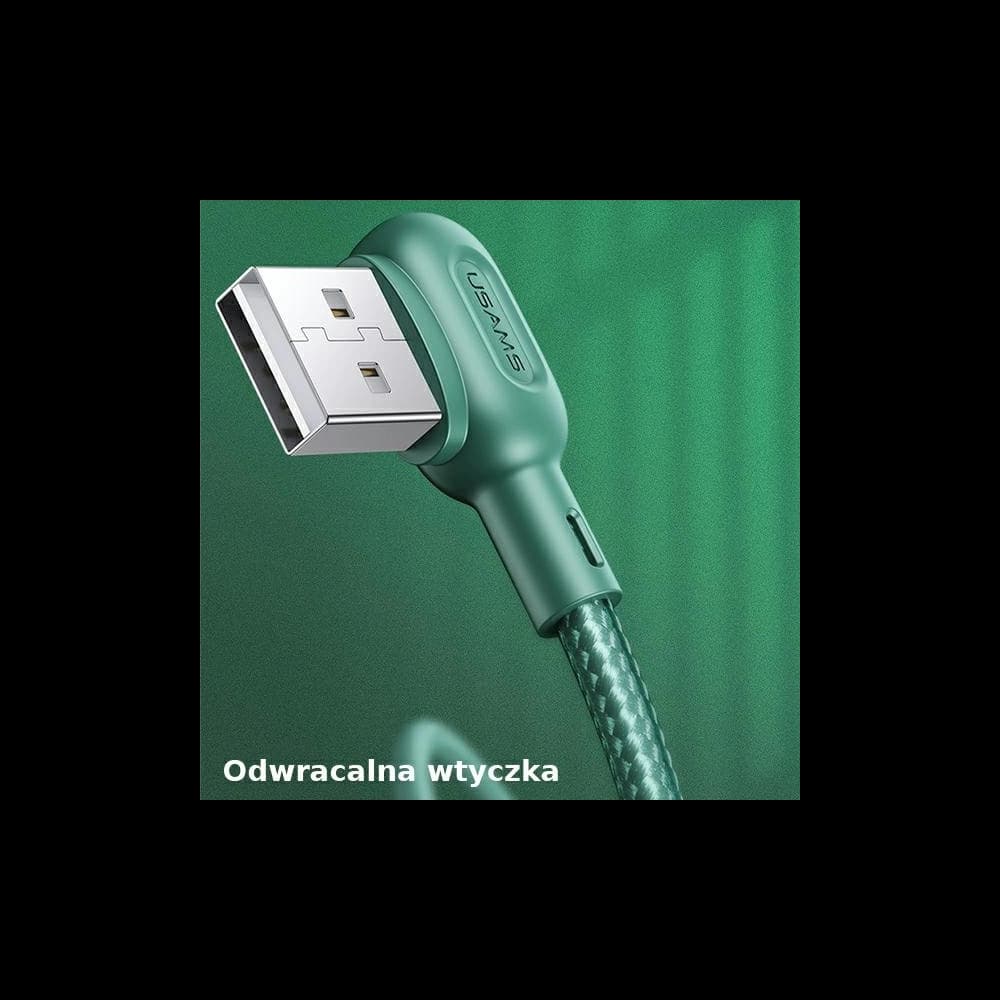 USAMS U57 MicroUSB 1,2m 2A zöld/kábel zöld SJ458USB02 - 5