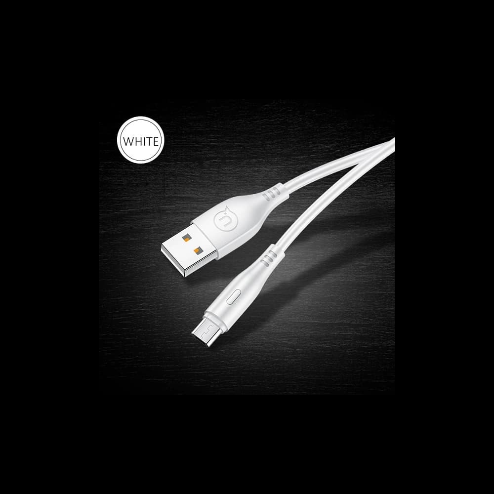 Kabel USAMS U18 microUSB 2A Fast Charge 1m biały/white SJ268USB02 - 2