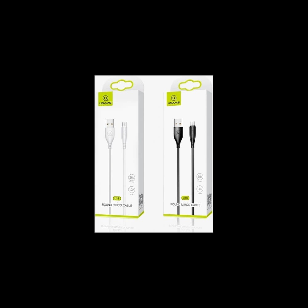 Kabel USAMS U18 microUSB 2A Fast Charge 1m biały/white SJ268USB02 - 3