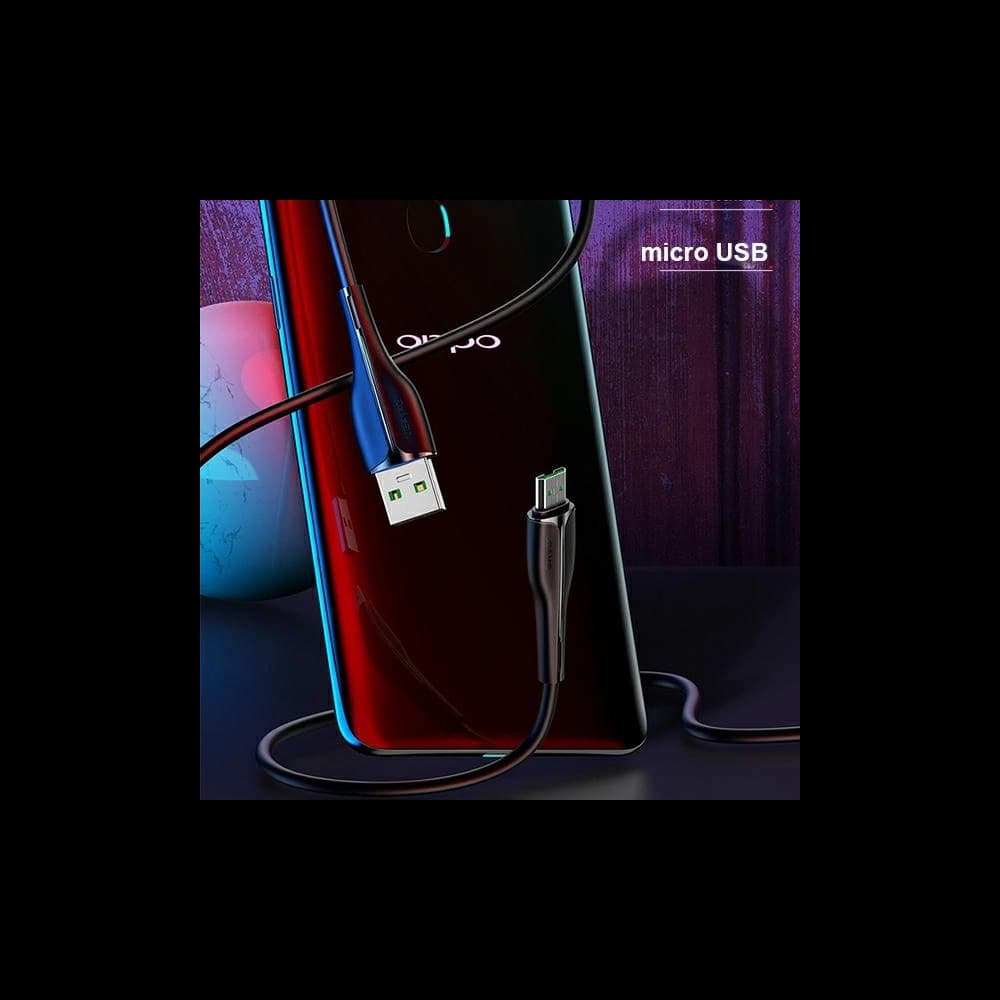 USAMS U38 microUSB Kabel 4A Schnellladung für OPPO 1m weiß SJ375USB02 - 2