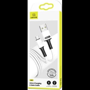 Kabel USAMS U52 microUSB 2A Fast Charge 1m biały/white SJ435USB01