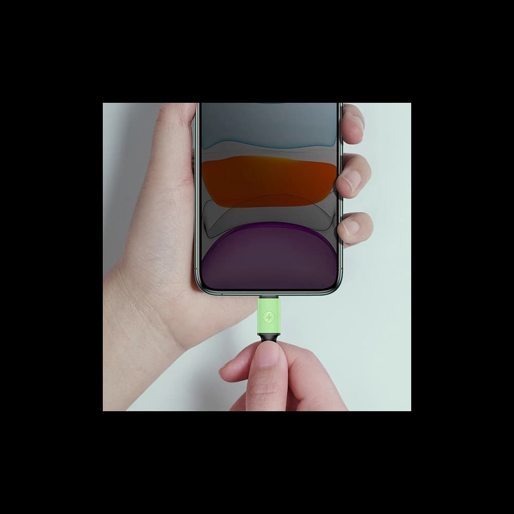 Kabel USAMS U52 microUSB 2A Schnellladung 1m weiß/SJ435USB01 - 5