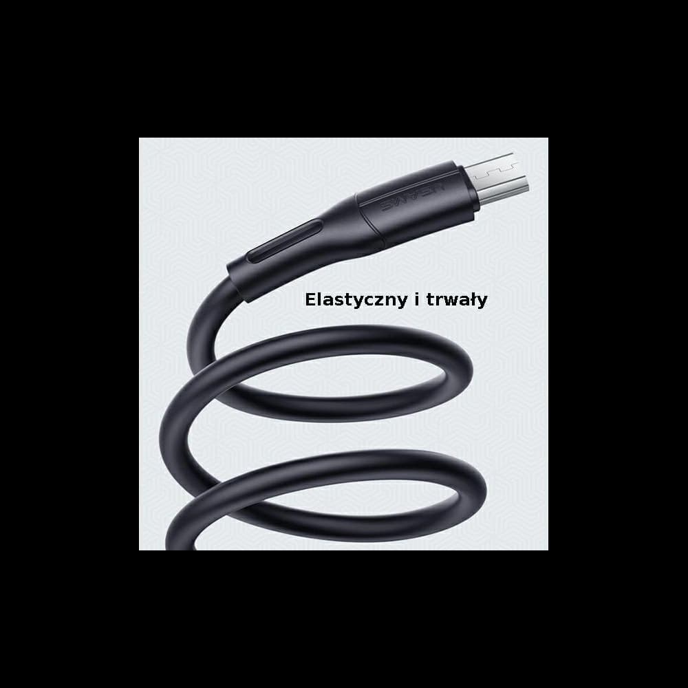 Kabel USAMS U68 microUSB 2A Fast Charge 1m blau SJ502USB03 - 5