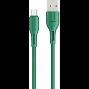 Kabel USAMS U68 microUSB 2A Fast Charge 1m zielony/green SJ502USB04