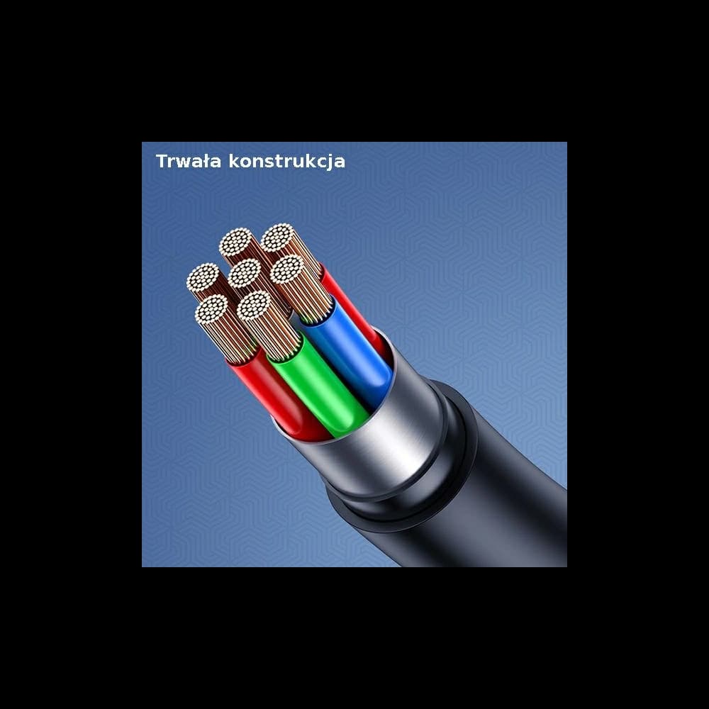 Kabel USAMS U68 microUSB 2A Fast Charge 1m zelený/green SJ502USB04 - 3