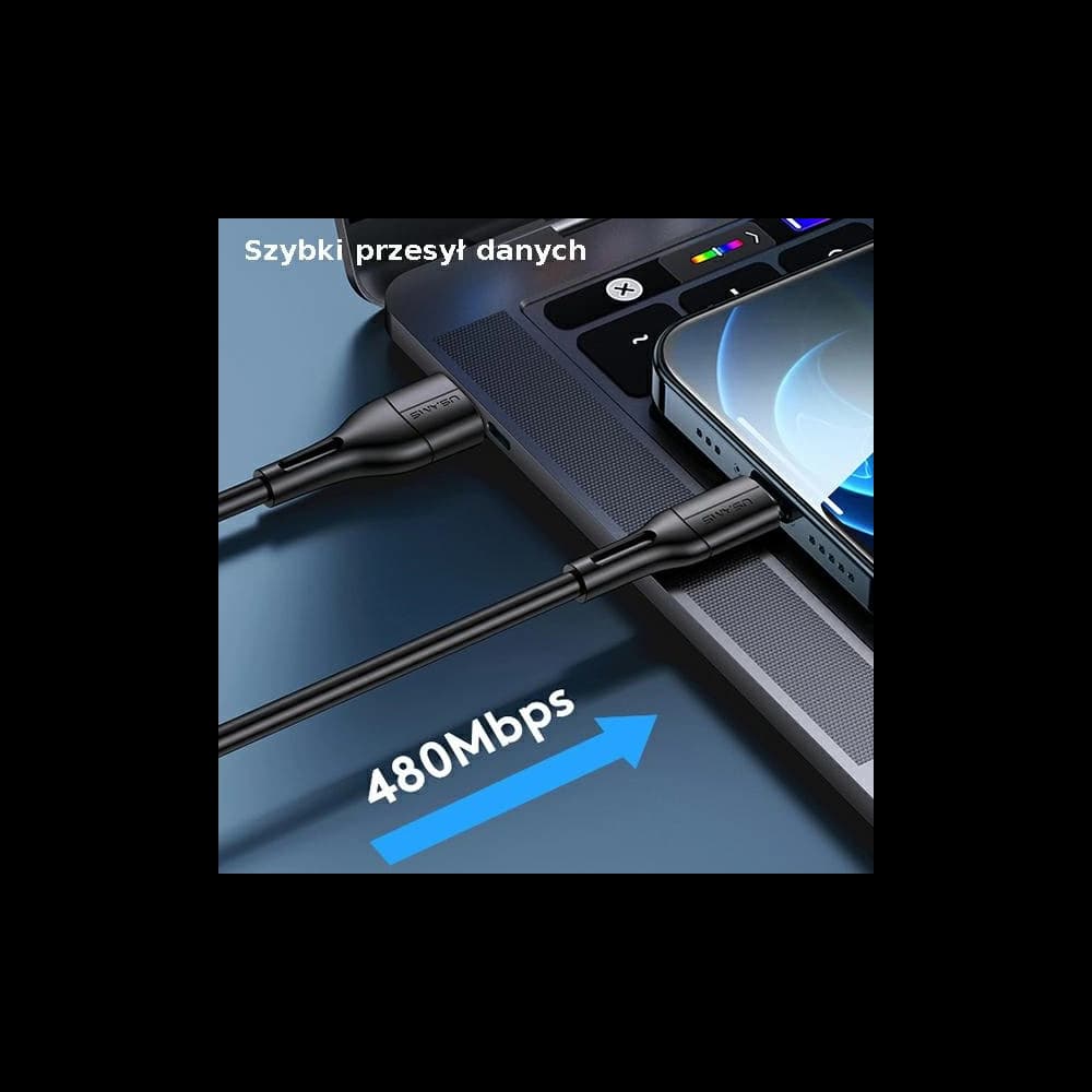 Kabel USAMS U68 microUSB 2A Fast Charge 1m zelený/green SJ502USB04 - 8