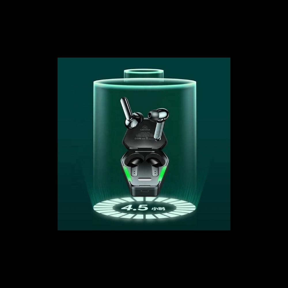 TWS Kopfhörer USAMS JY Serie Gaming Bluetooth 5.0 schwarz/black BHUJY01 - 3