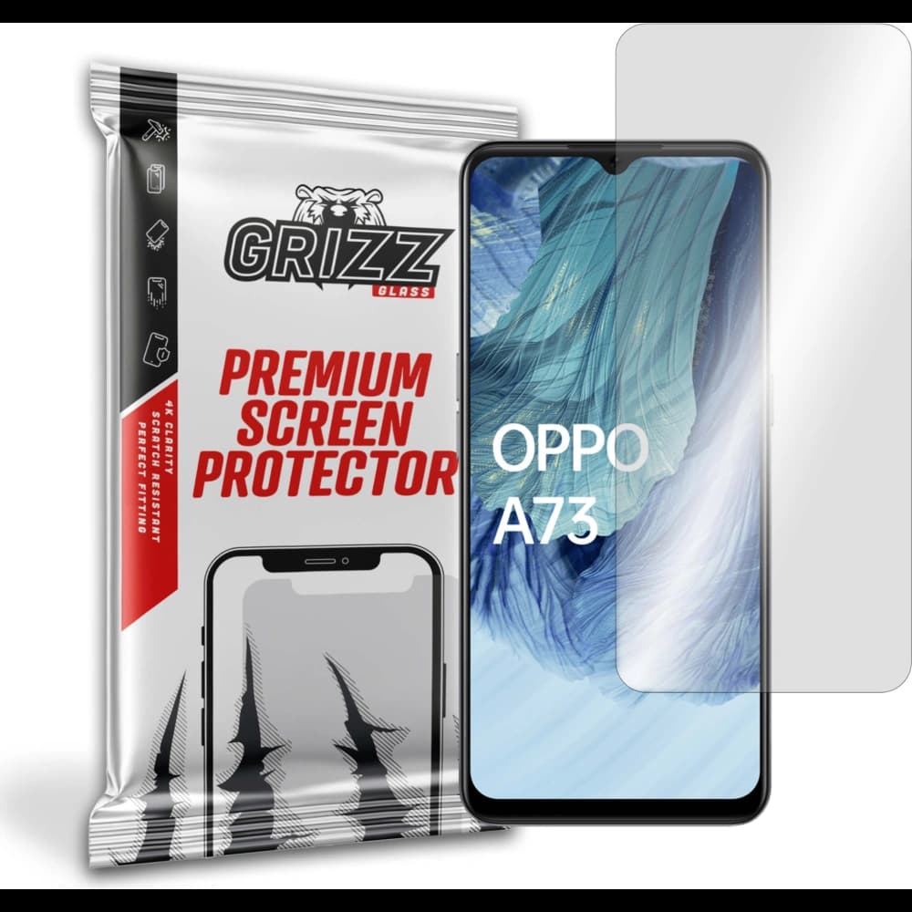 Hybriertes Glas GrizzGlass HybridGlass für Oppo A73 - 1