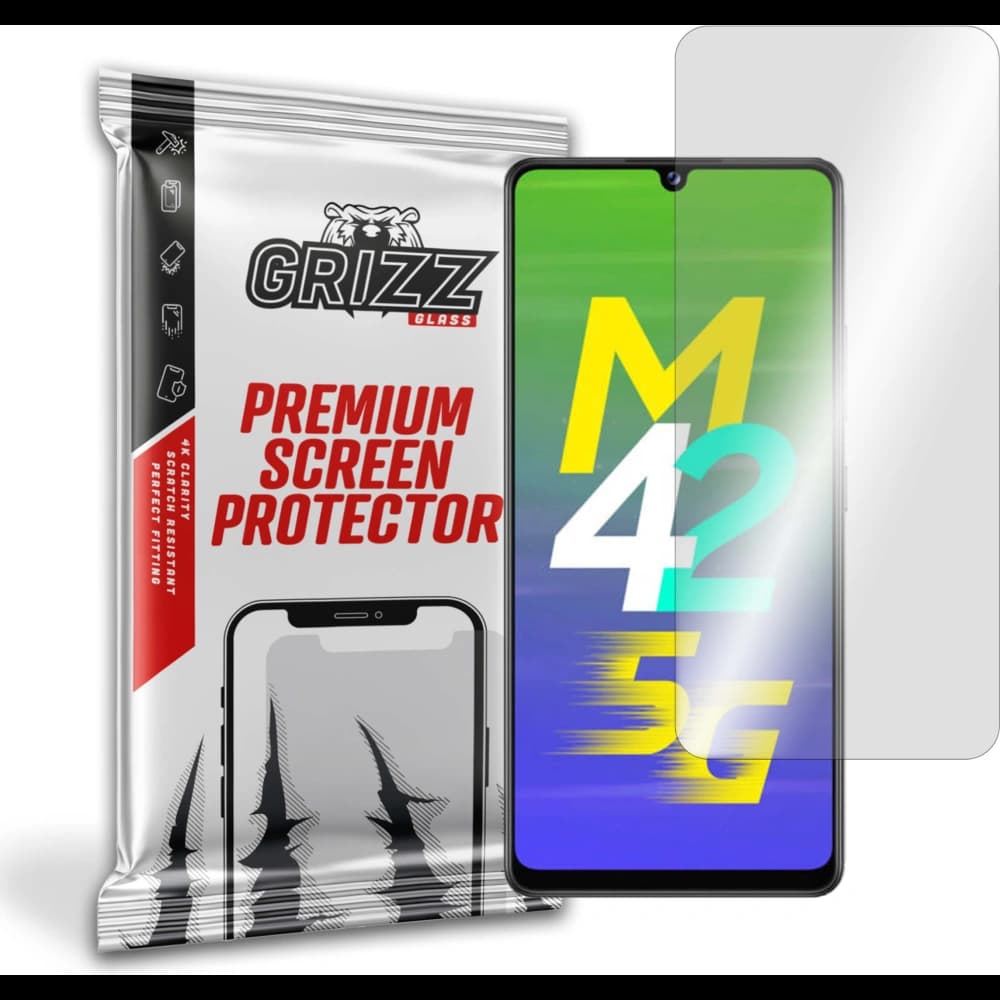 Hybriertes Glas GrizzGlass HybridGlass für Samsung Galaxy M42 5G - 1