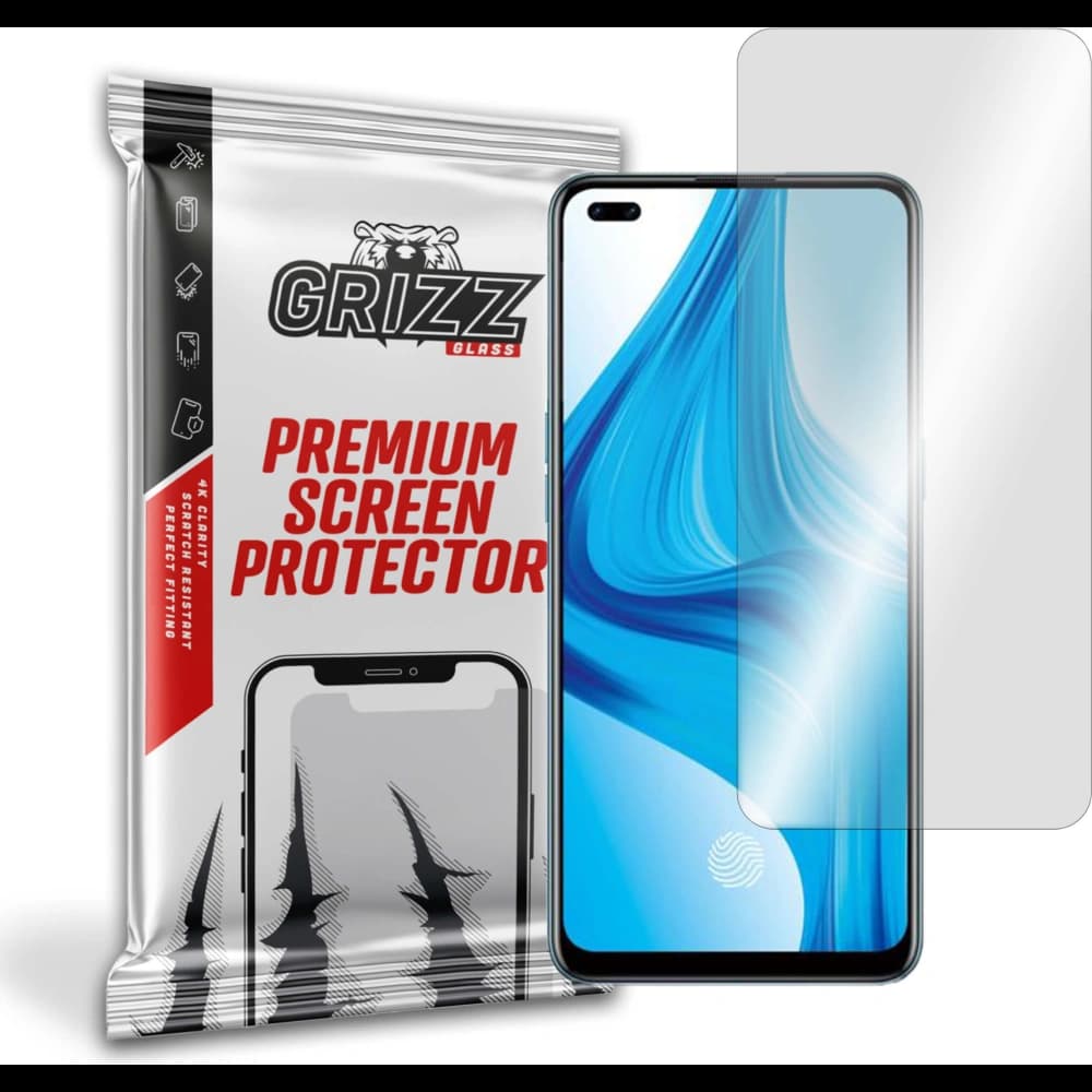 Hybriertes Glas GrizzGlass HybridGlass für Oppo A93 5G - 1