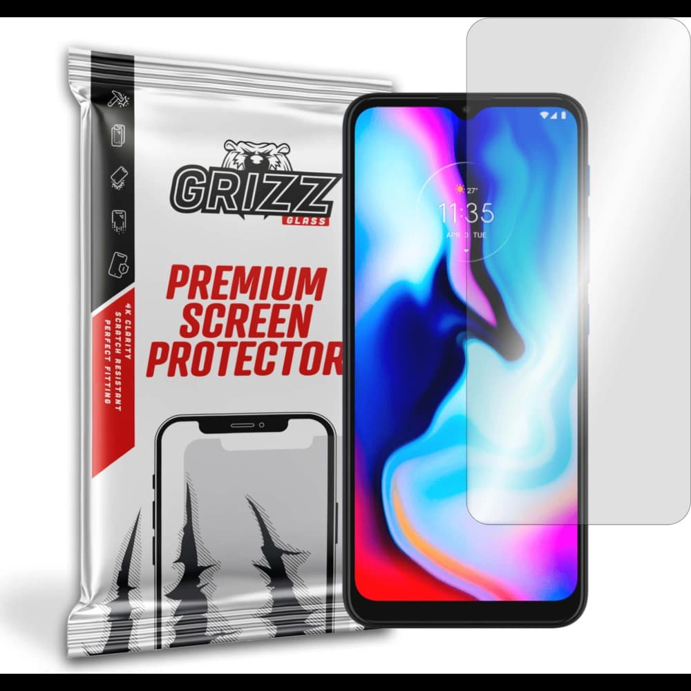 Hybriertes Glas GrizzGlass HybridGlass für Motorola Moto E7 Plus - 1