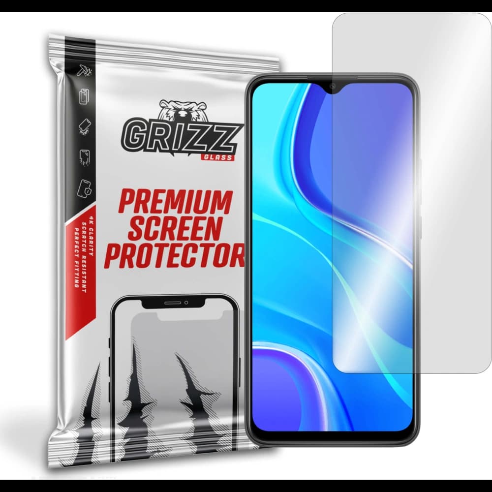 Hybriertes Glas GrizzGlass HybridGlass für Xiaomi Redmi 9 - 1