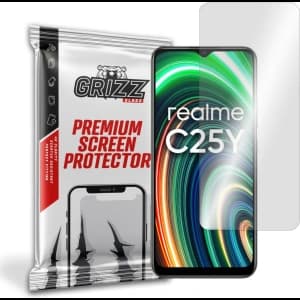 Hybriertes Glas GrizzGlass HybridGlass für Realme C25Y