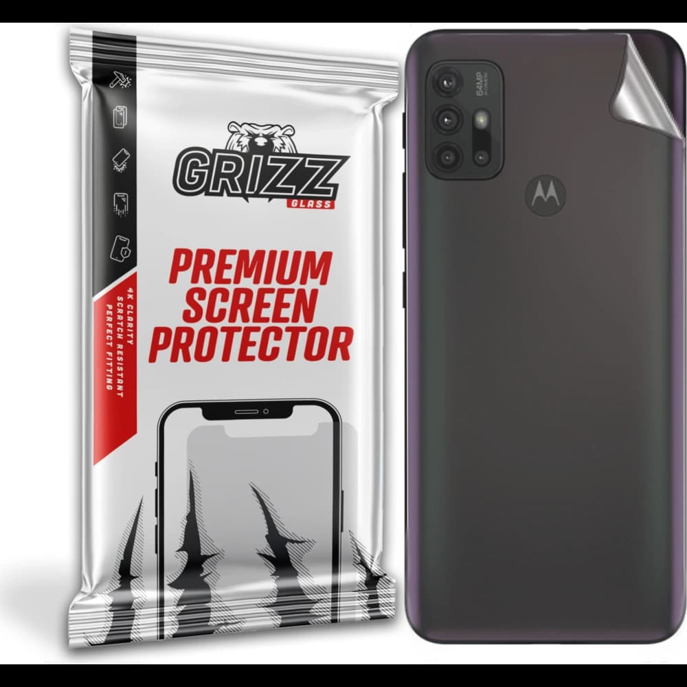Folie GrizzGlass SatinSkin spate pentru Motorola Moto G30 - 1
