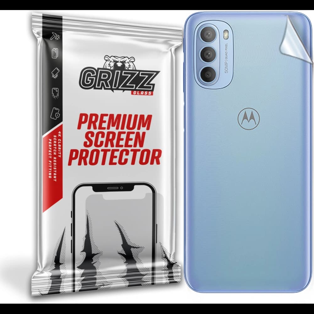 Fólie na zadní stranu GrizzGlass SatinSkin pro Motorola Moto G31 - 1