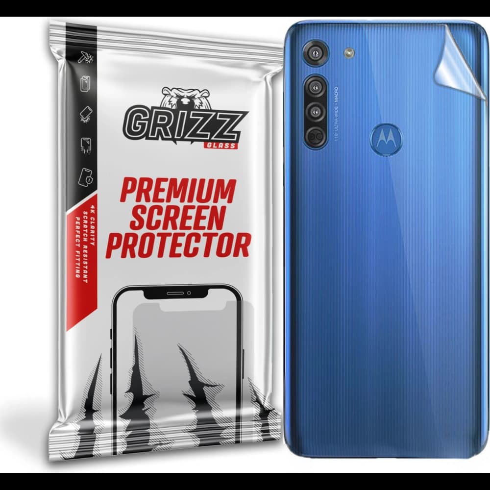 GrizzGlass UltraSkin Motorola Moto G8 - 1