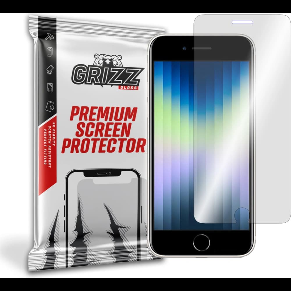 Hybriertes Glas GrizzGlass HybridGlass für Apple iPhone SE 2022 - 1