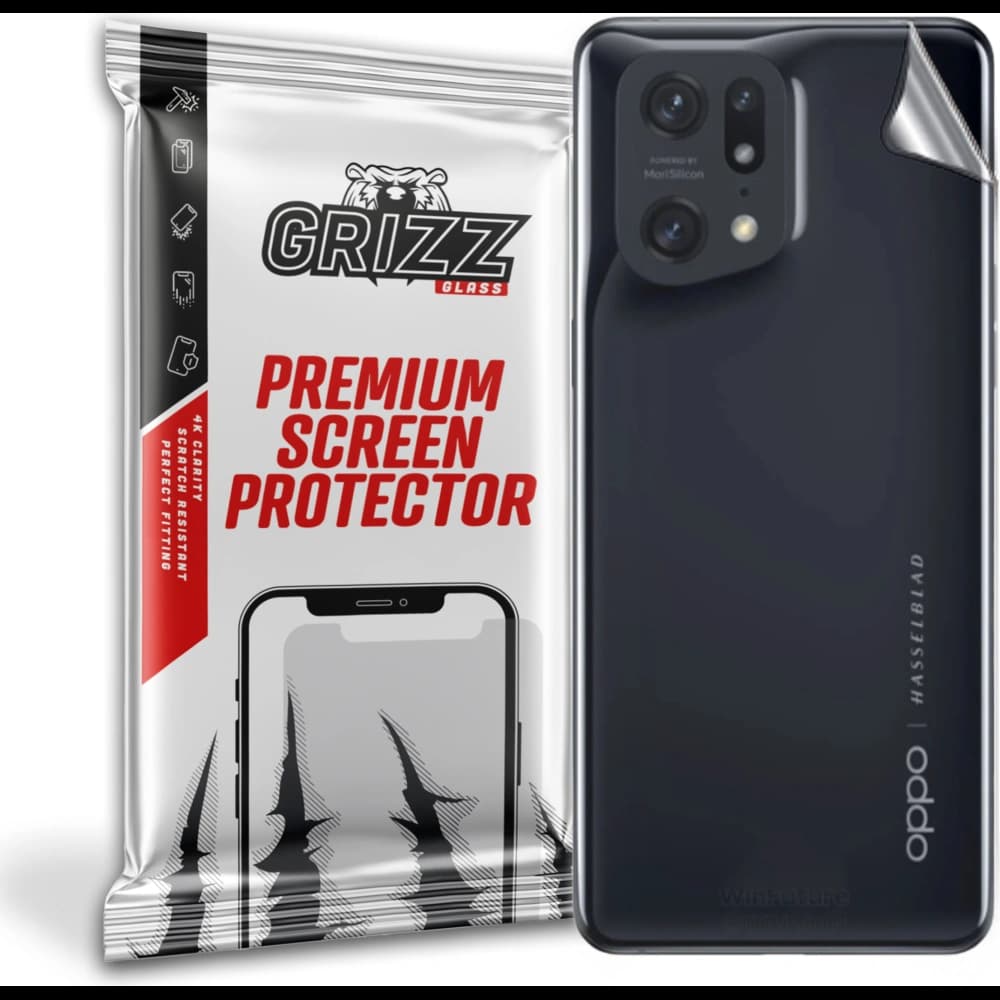Folie auf der Rückseite GrizzGlass SatinSkin für Oppo Find X5 Pro - 1