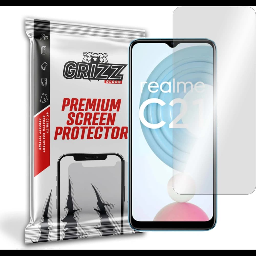 GrizzGlass Hydrofilm Realme C21 - 1