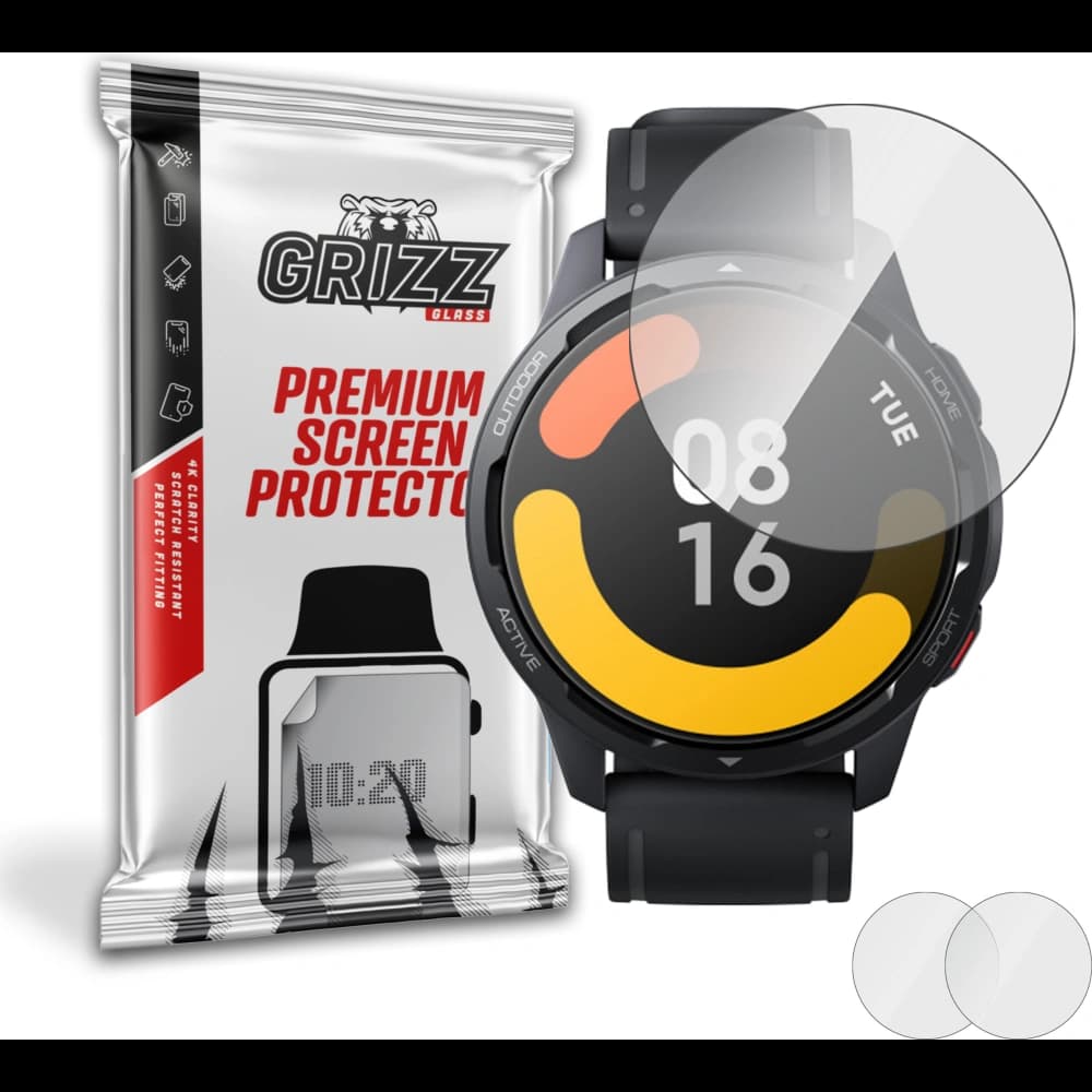 Hybriertes Glas GrizzGlass HybridGlass für Xiaomi Watch S1 Active - 1