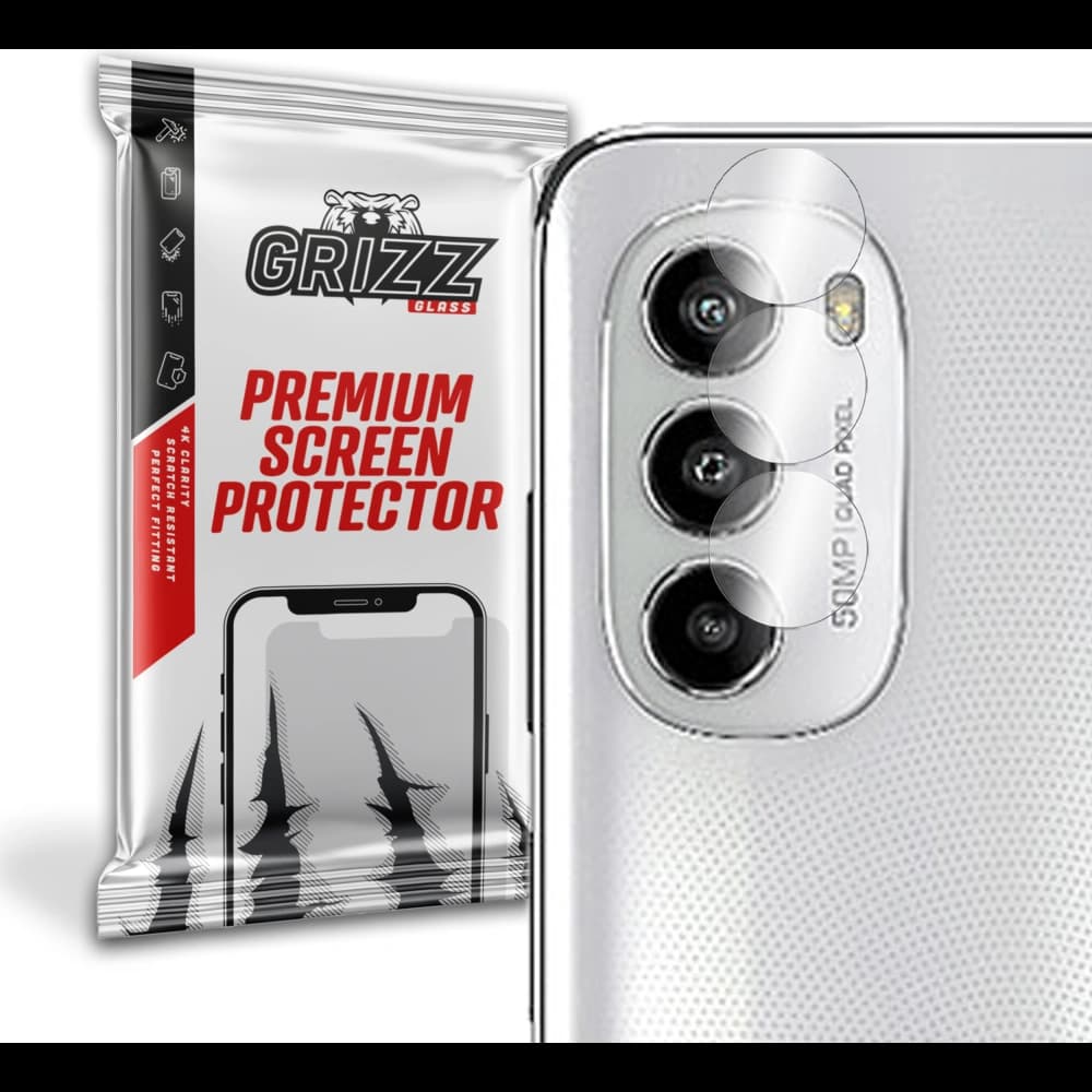 Üveg a GrizzGlass HybridGlass kamerához Motorola Moto G82-hez - 1