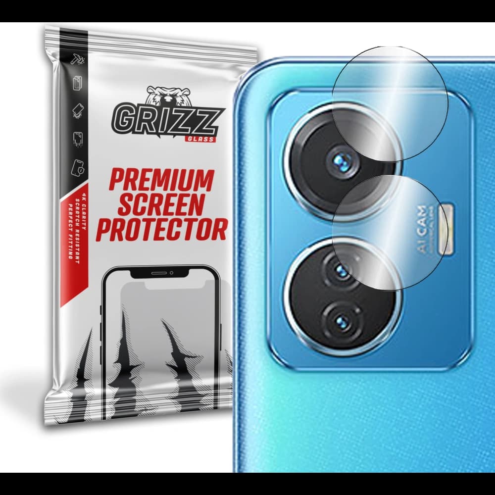 Szkło na aparat GrizzGlass HybridGlass Camera do vivo iQOO Z6 44W - 1