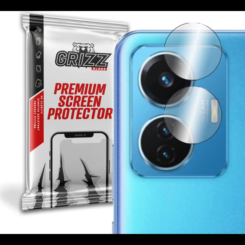 Szkło na aparat GrizzGlass HybridGlass Camera do vivo T1 4G V2153(44W) - 1