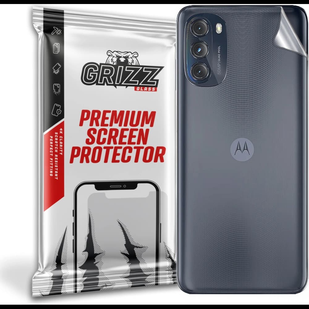 Folie GrizzGlass SatinSkin spate pentru Motorola Moto G (2022) - 1