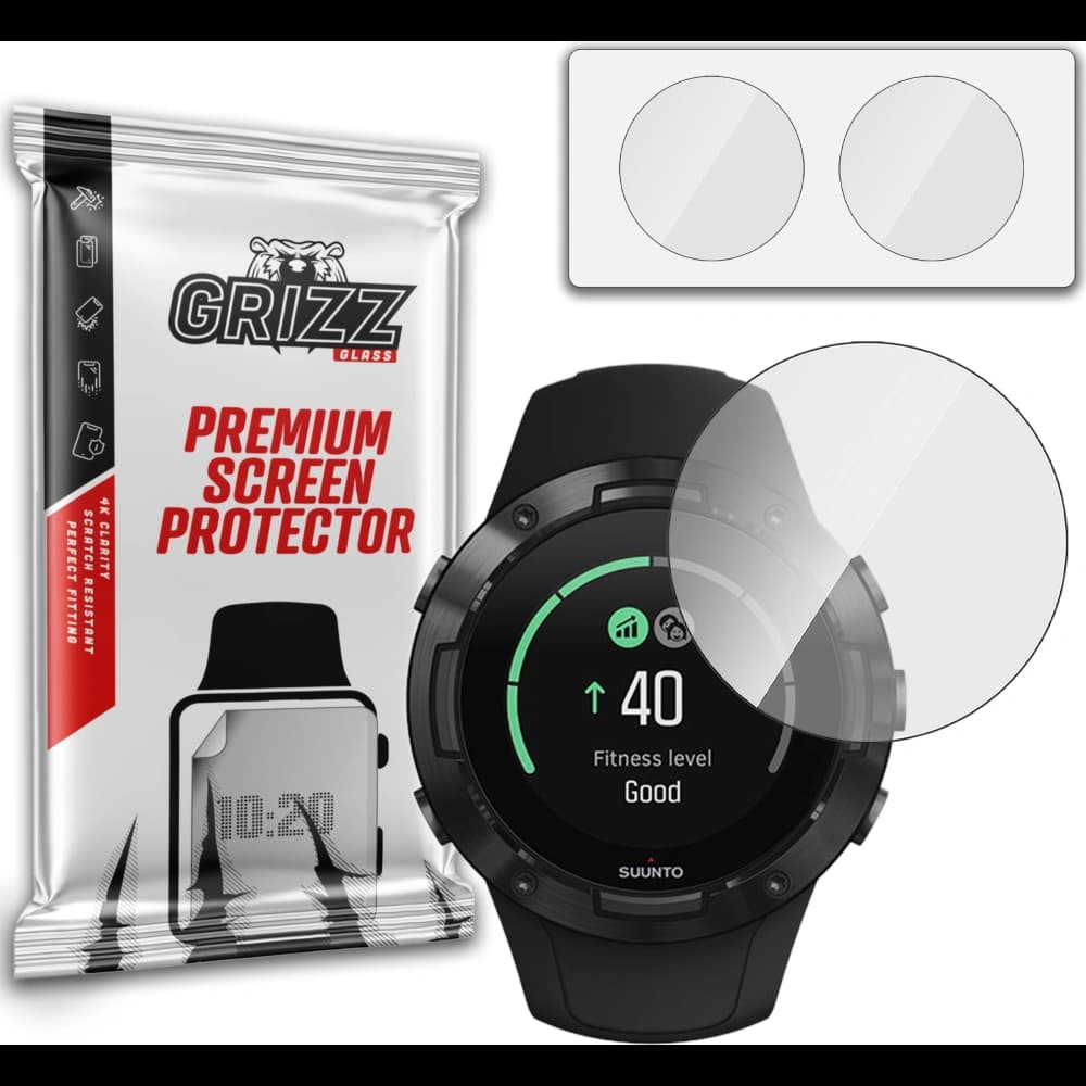 Hybriertes Glas GrizzGlass HybridGlass für Suunto 5 - 1