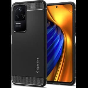 Spigen Rugged Armor POCO F4 Matte Black