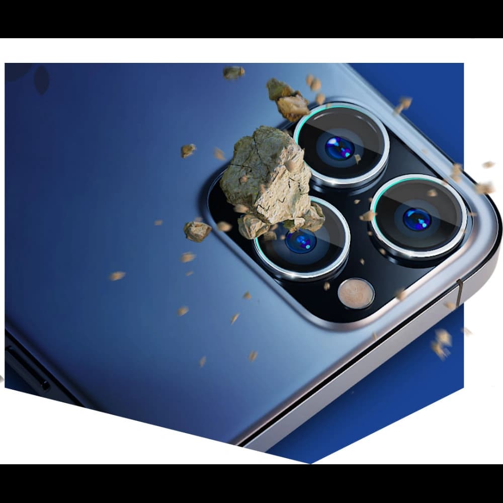 Hybridglas für die Kameraobjektiv 3MK Lens Protection Pro Apple iPhone 14 grafit/grafit - 2