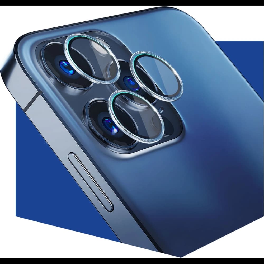 Hybridglas für die Kameraobjektiv 3MK Lens Protection Pro Apple iPhone 14 Plus / 15 Plus in grafit/grafit. - 3