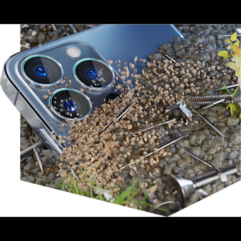 Hybridglas für die Kameraobjektiv 3MK Lens Protection Pro Apple iPhone 14 Plus / 15 Plus in grafit/grafit. - 4