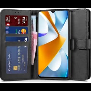 Etui Tech-Protect Wallet Xiaomi POCO C40 Black