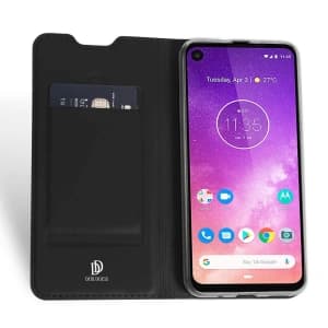 Case DuxDucis SkinPro Motorola One Vision Schwarz