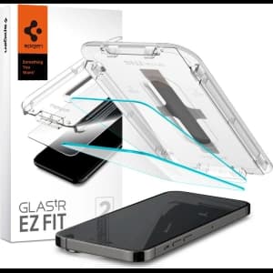 Sticlă călită Spigen GLAS.tR ez Fit Apple iPhone 14 Pro Clear [2 PACK]