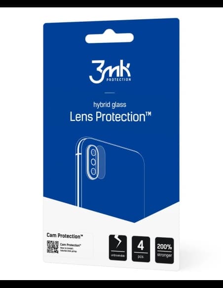 [OUTLET] Sticlă hibridă pentru obiectivul aparatului 3MK Lens Protection Redmi Note 11 4G [4 PACK]
