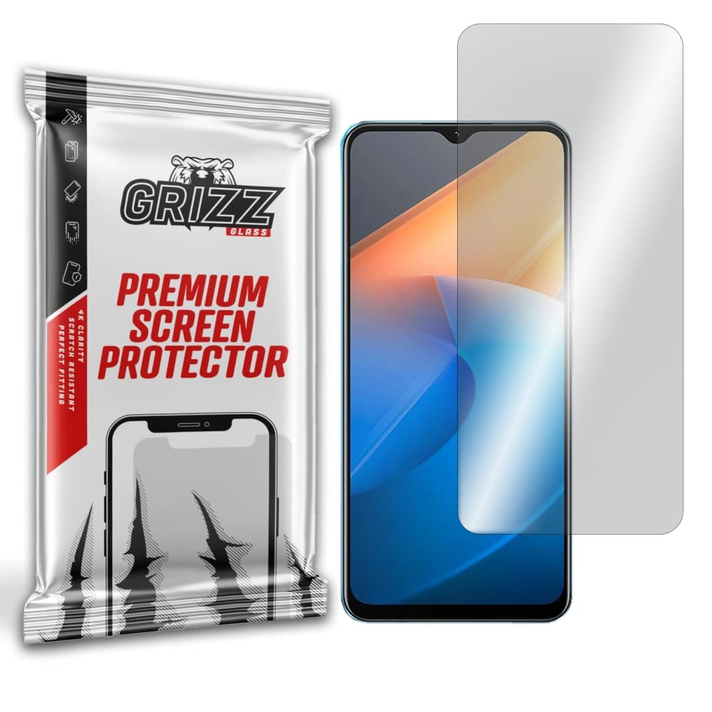 Szkło hybrydowe GrizzGlass HybridGlass do Vivo IQOO Z6x - 1