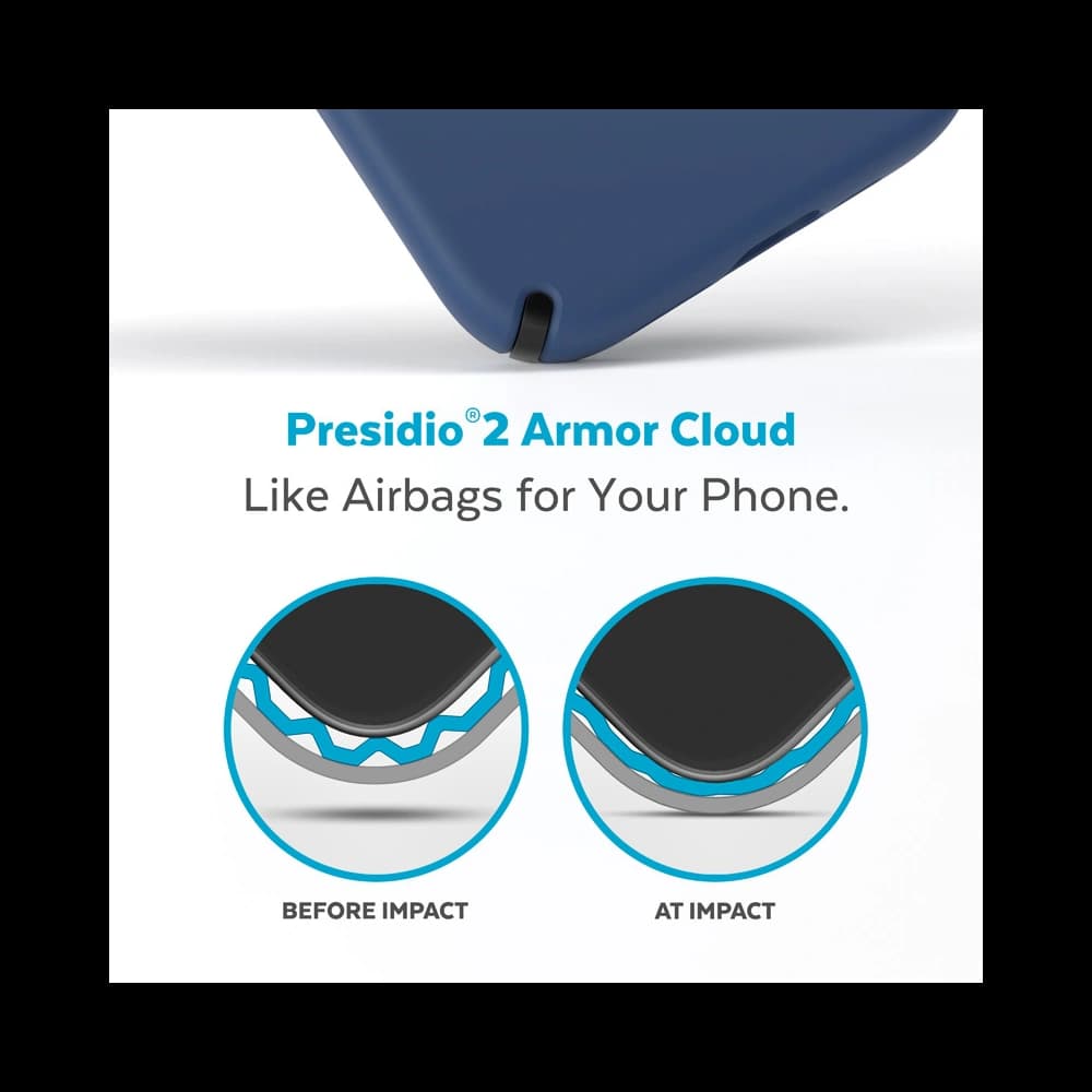 Case Speck Presidio2 Pro MagSafe MICROBAN Apple iPhone 14 Pro Max (Küstenblau / Schwarz / Weiß) - 3