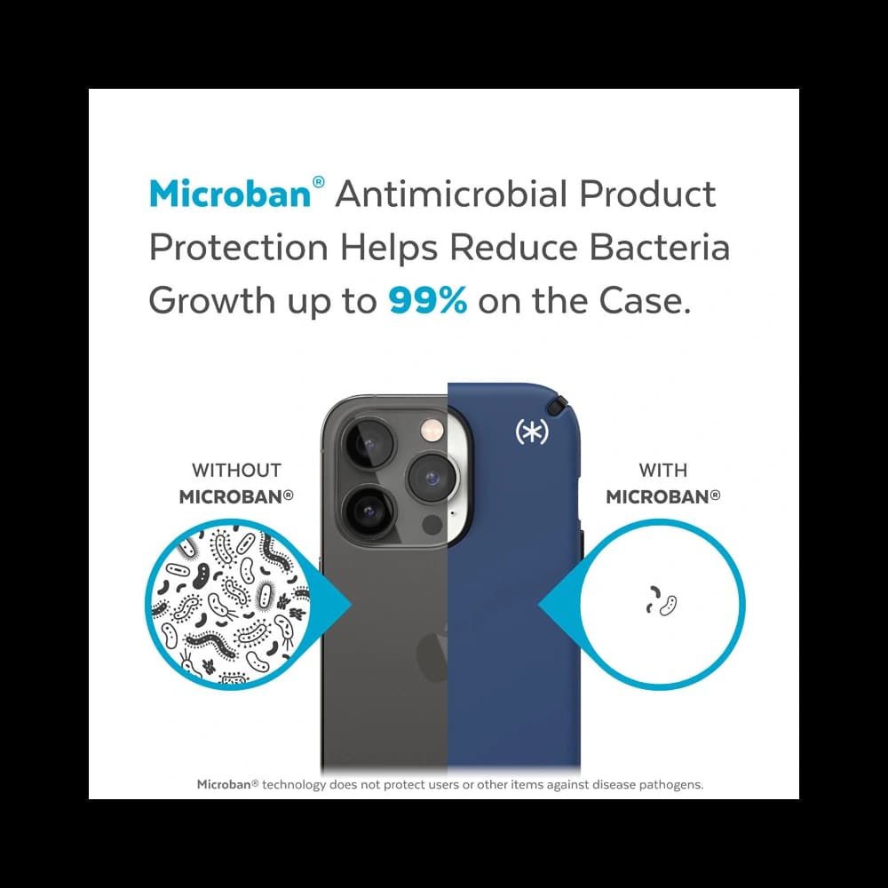 Case Speck Presidio2 Pro MagSafe MICROBAN Apple iPhone 14 Pro Max (Küstenblau / Schwarz / Weiß) - 9