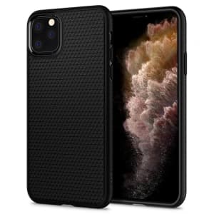 Etui Spigen Liquid Air Apple iPhone 11 Pro Max Fekete