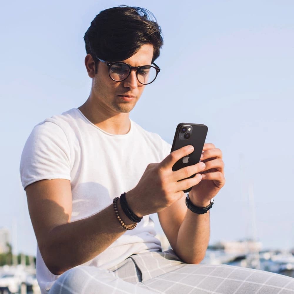 Spigen Optik.tr ez Fit Camera Protector Apple iPhone 14/14 Plus Black [2 PACK] - 7