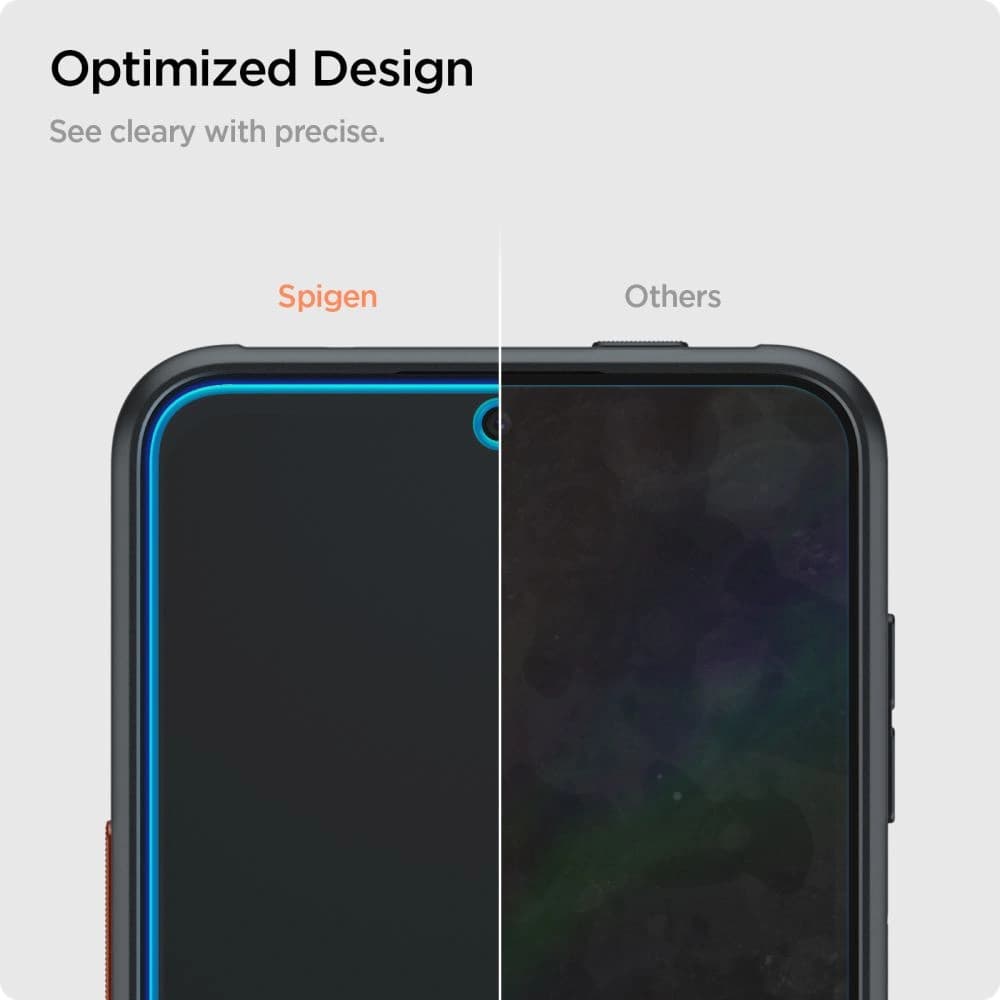 Gehärtetes Glas Spigen GLAS.tR Slim Samsung Galaxy Xcover 6 Pro [2 PACK] - 8