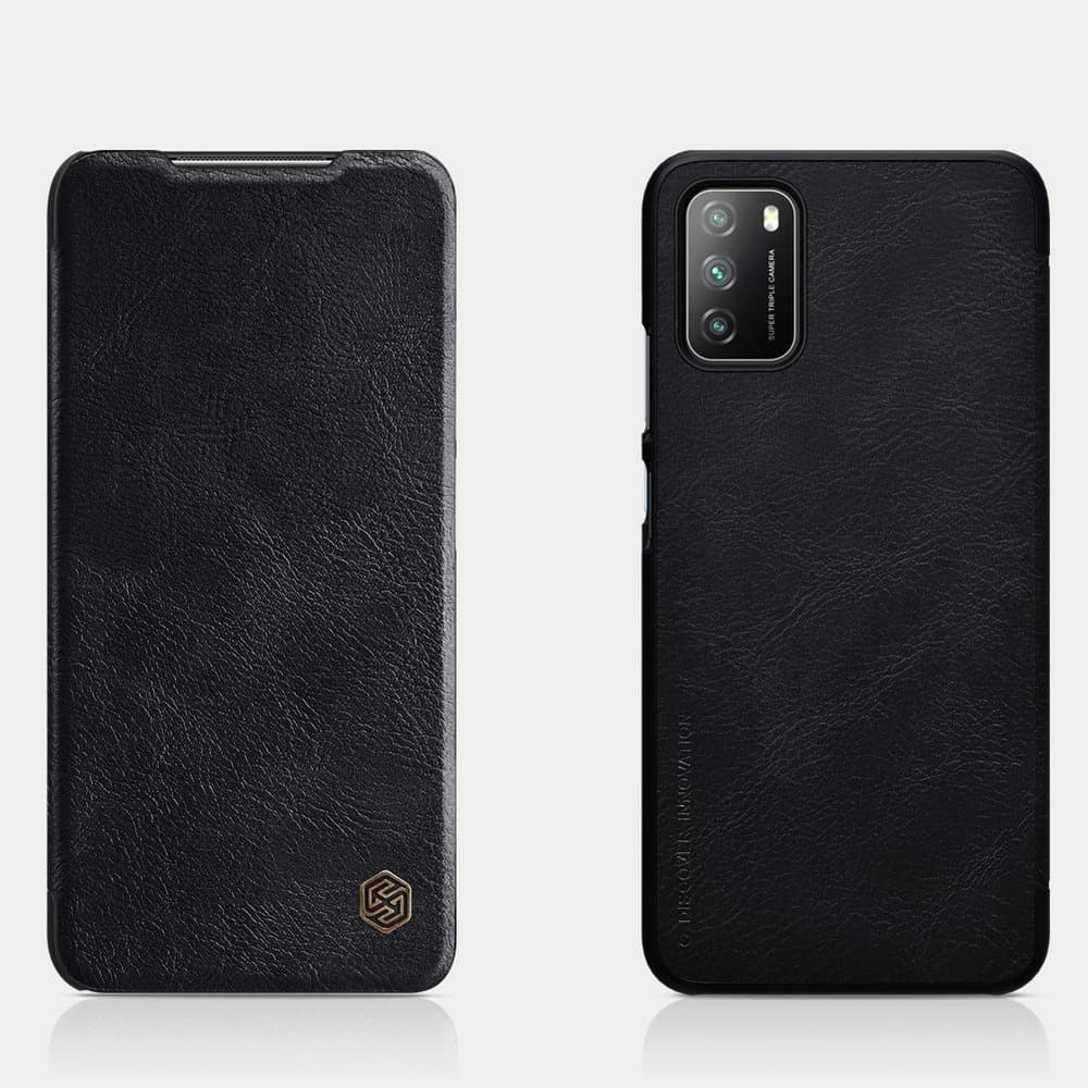 Case Nillkin Qin Xiaomi Poco M3 schwarz - 6